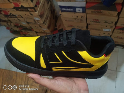 Corsac Lgnite yellow and Black Casuals For Men