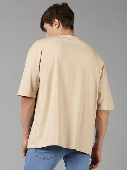 UrGear Cotton Solid Half Sleeves Mens Round Neck T-Shirt