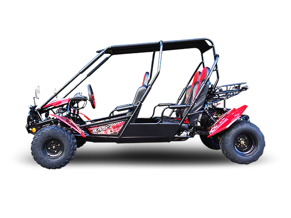 TrailMaster Blazer4 200EX EFI 4-Seater Buggy Go Kart, Extended Cab