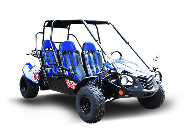 TrailMaster Blazer4 200EX EFI 4-Seater Buggy Go Kart, Extended Cab