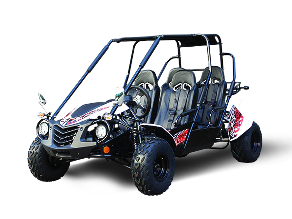 TrailMaster Blazer4 200EX EFI 4-Seater Buggy Go Kart, Extended Cab