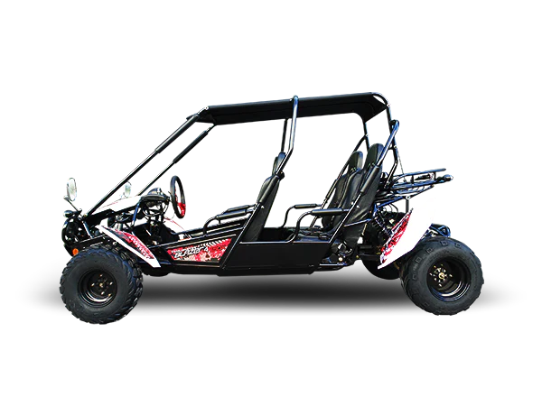 TrailMaster Blazer4 200EX EFI 4-Seater Buggy Go Kart, Extended Cab