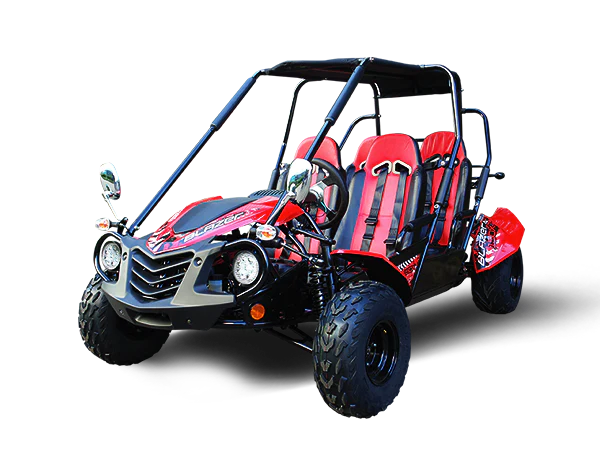 TrailMaster Blazer4 200EX EFI 4-Seater Buggy Go Kart, Extended Cab