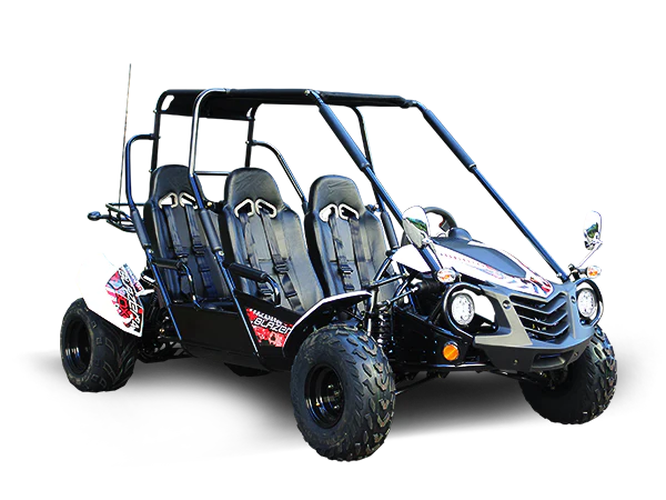 TrailMaster Blazer4 200EX EFI 4-Seater Buggy Go Kart, Extended Cab