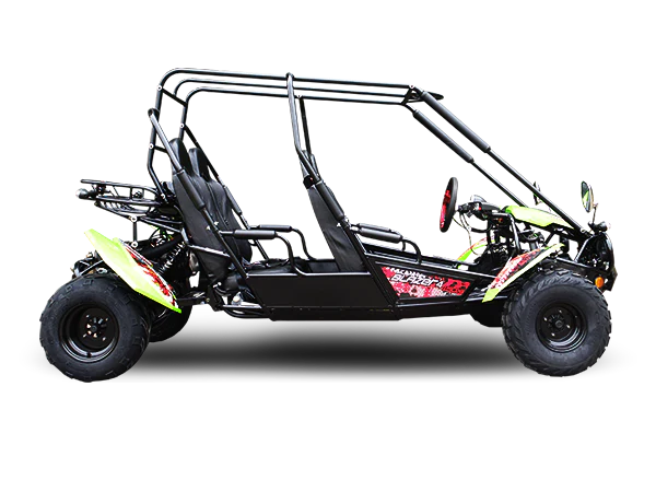 TrailMaster Blazer4 200EX EFI 4-Seater Buggy Go Kart, Extended Cab