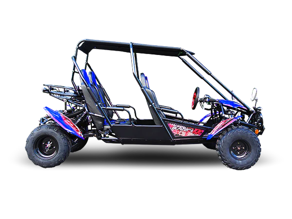 TrailMaster Blazer4 200EX EFI 4-Seater Buggy Go Kart, Extended Cab