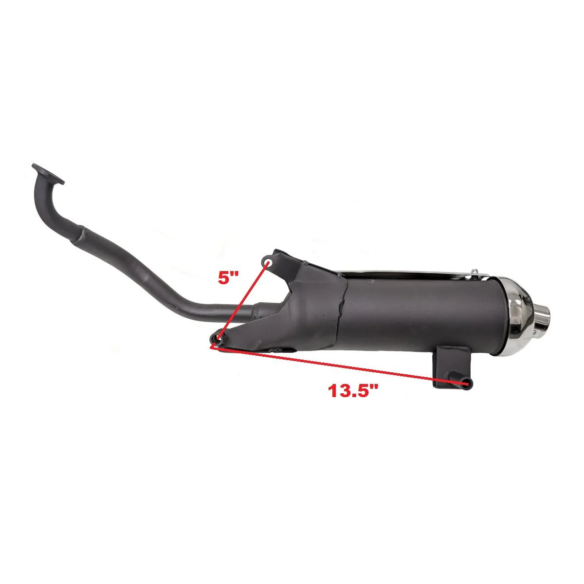 Exhaust for GY6 150cc Scooters