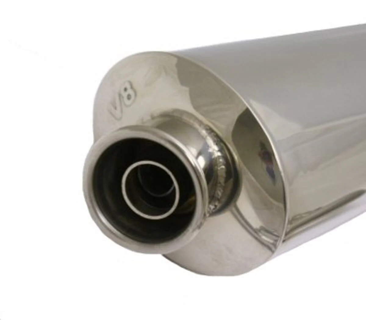 YMS V8 GY6 Performance Exhaust - Oval