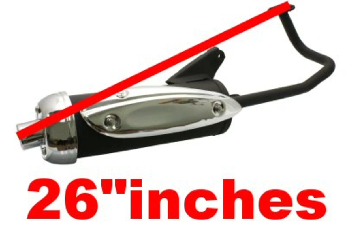 Exhaust Muffler Assembly for 50cc QMB139 4-Stroke Engines