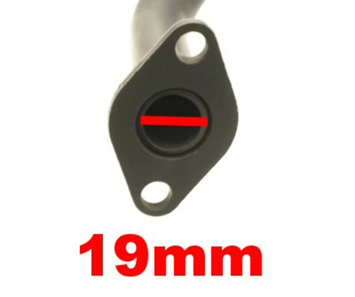Front Exhaust Pipe for 50cc 4-stroke QMB139 Engines