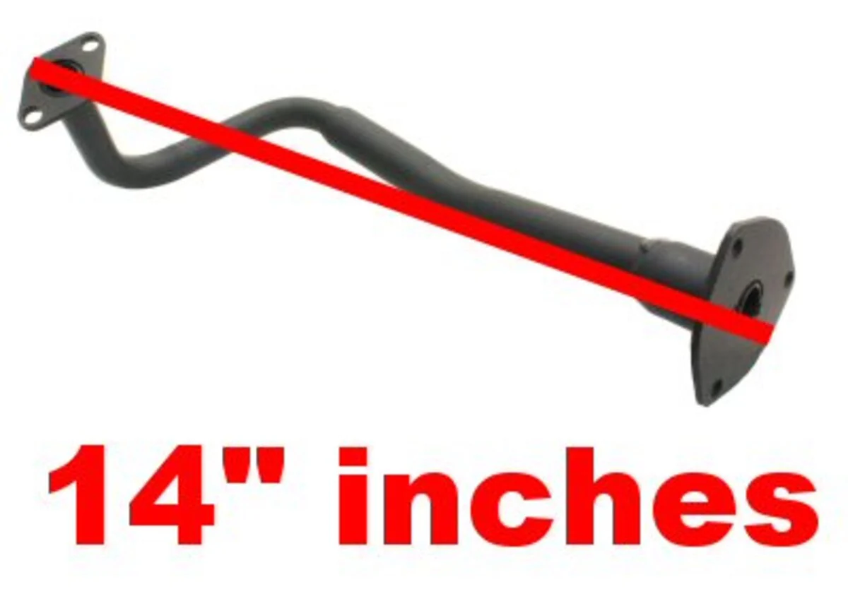 Front Exhaust Pipe for 50cc 4-stroke QMB139 Engines