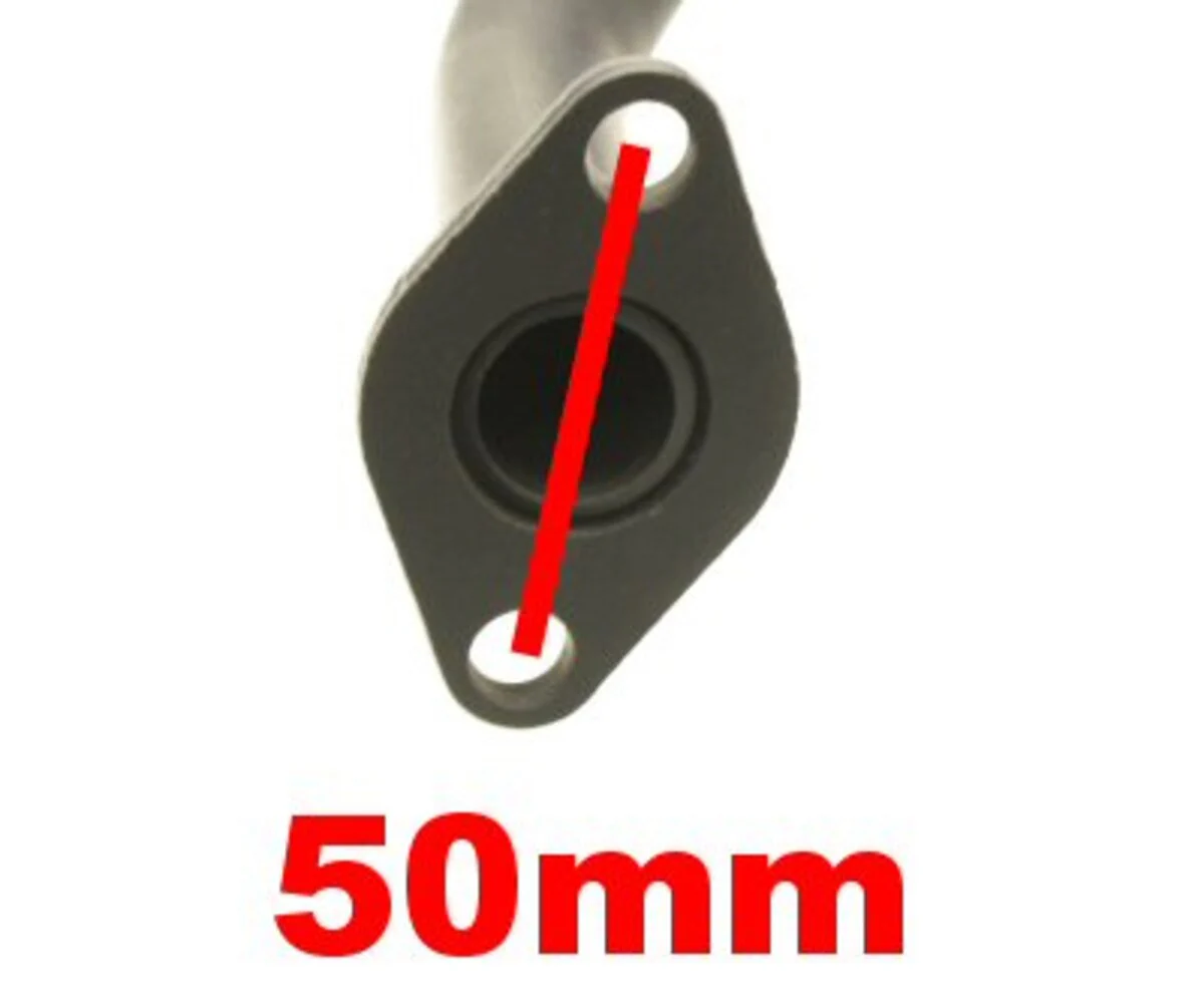 Front Exhaust Pipe for 50cc 4-stroke QMB139 Engines