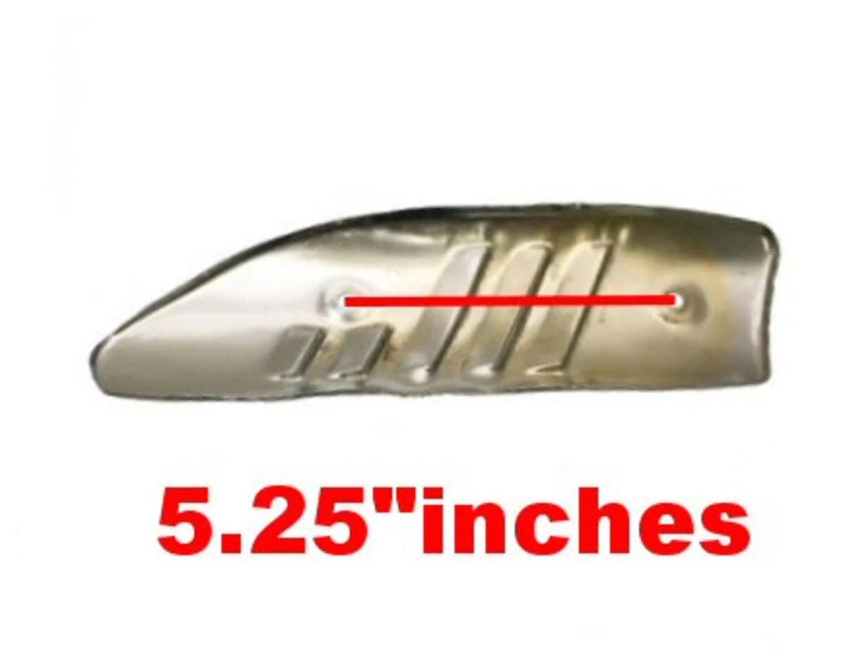 Chrome Muffler Cover Heat Shield