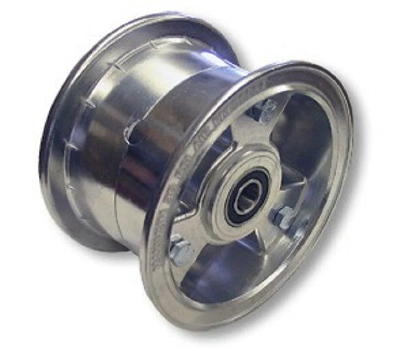 5 in. Aluminum Tri-Star Wheel, 3 in. Wide, 2 Halves with Hardware, No Bearings
