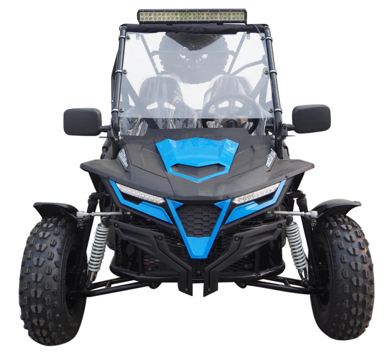 TrailMaster Cheetah 200X Go Kart (Special) CVT Automatic with Reverse, Alloy Wheels, Windshield