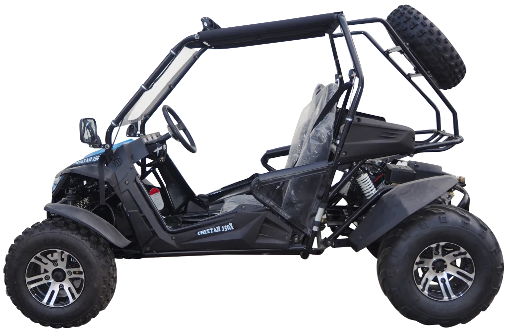 TrailMaster Cheetah 200X Go Kart (Special) CVT Automatic with Reverse, Alloy Wheels, Windshield