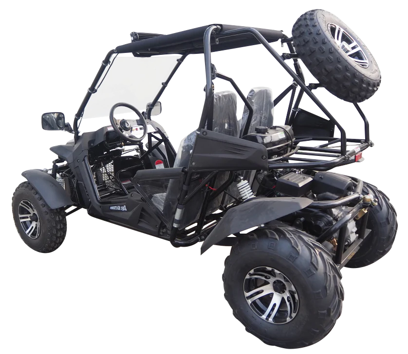 TrailMaster Cheetah 200X Go Kart (Special) CVT Automatic with Reverse, Alloy Wheels, Windshield