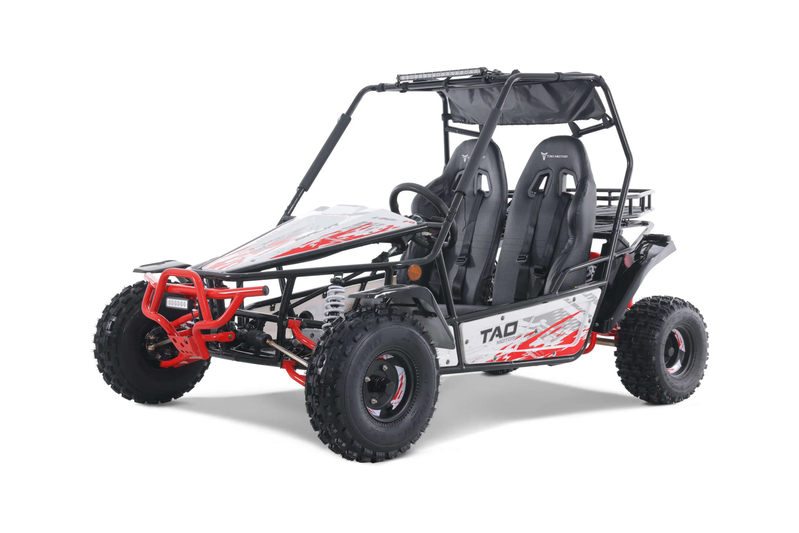 Tao Baja Sport 200 Adult Buggy Go Kart, Electric Start, Automatic with Reverse, LED Lightbar, Ages 16 and up
