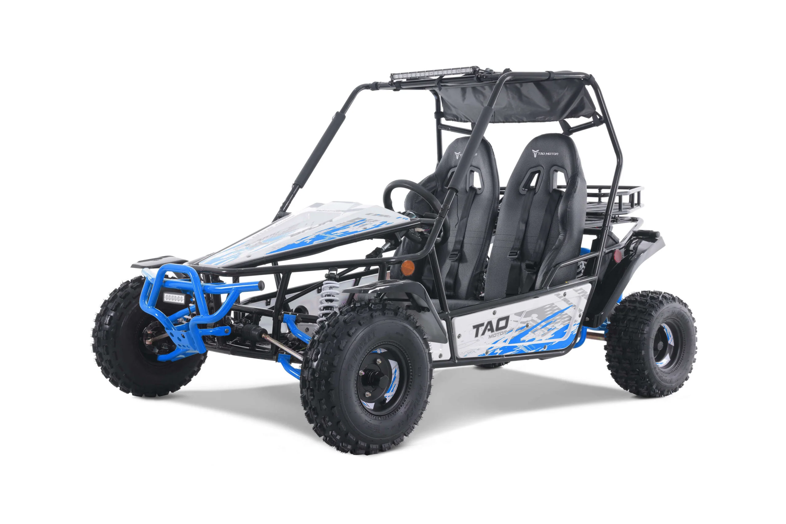 Tao Baja Sport 200 Adult Buggy Go Kart, Electric Start, Automatic with Reverse, LED Lightbar, Ages 16 and up