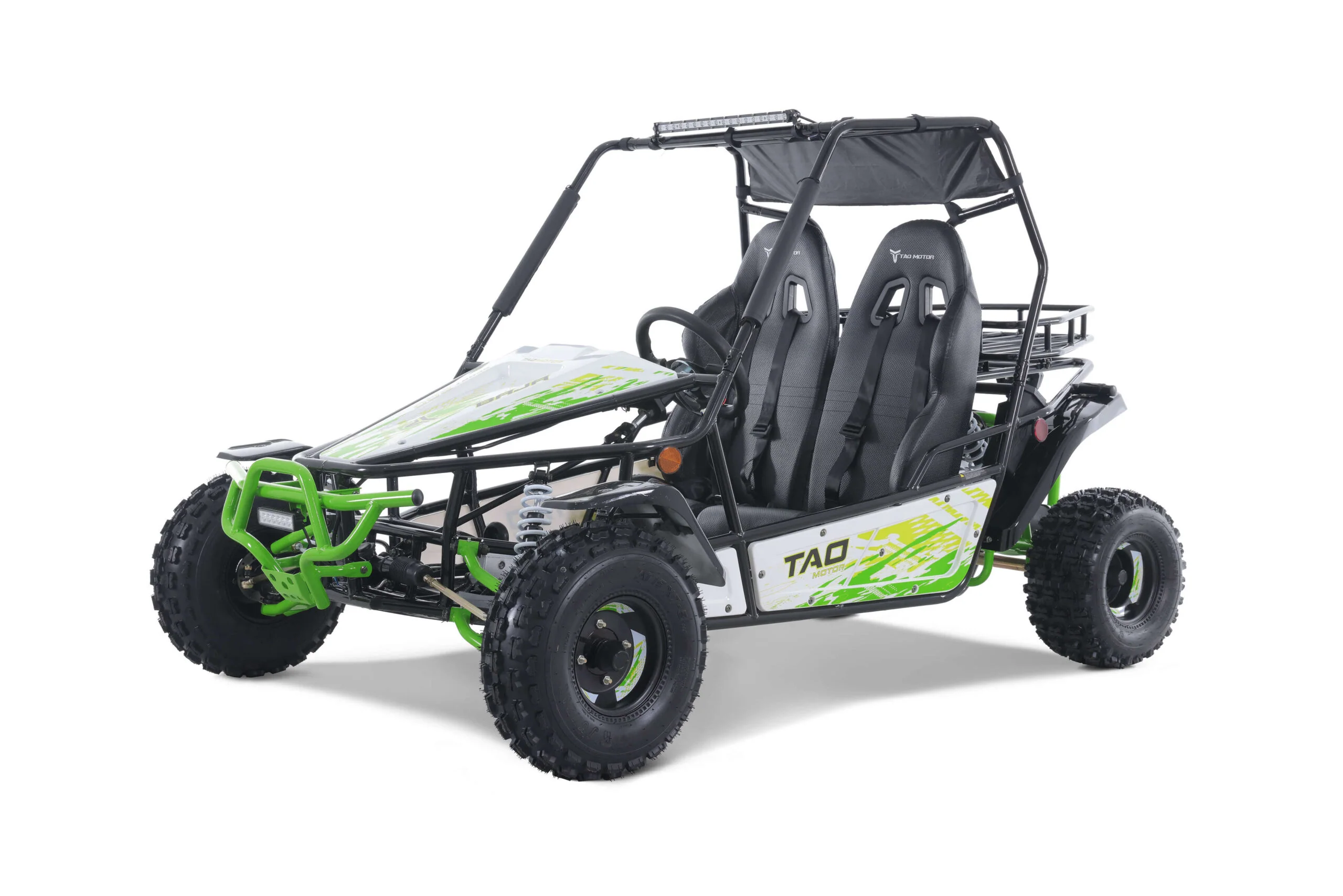 Tao Baja Sport 200 Adult Buggy Go Kart, Electric Start, Automatic with Reverse, LED Lightbar, Ages 16 and up