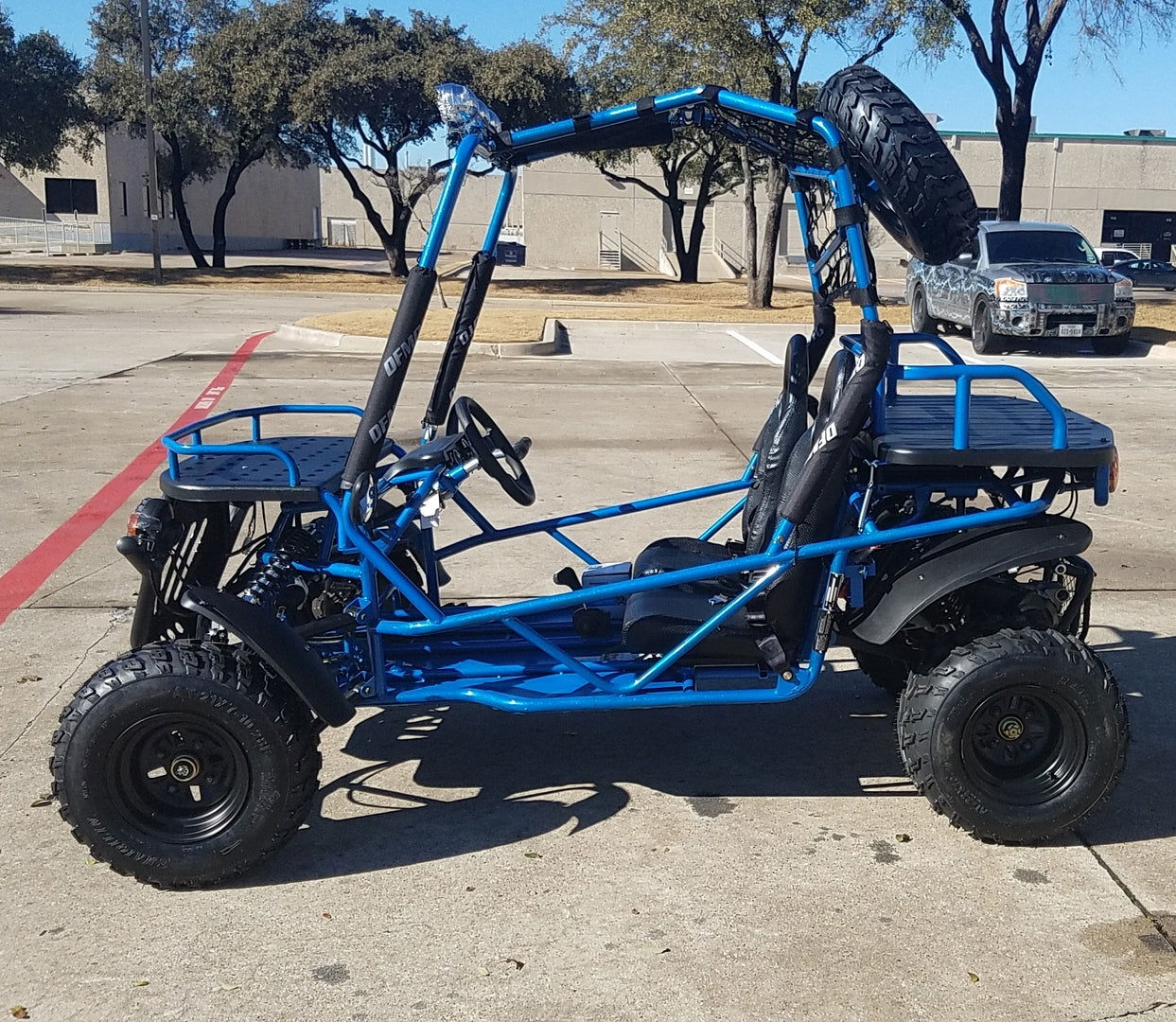 Rancher 200 Buggy Go Kart, Electric Start, Automatic with Reverse, 10-inch Steel Wheels, Ages 16 and up