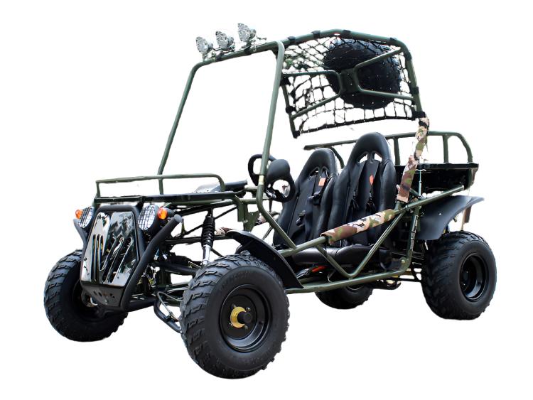 Rancher 200 Buggy Go Kart, Electric Start, Automatic with Reverse, 10-inch Steel Wheels, Ages 16 and up