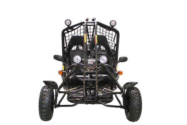Spider 200 DLX Buggy Go Kart, Electric Start, Automatic with Reverse, 10-inch Alloy Wheels, Ages 16 and up