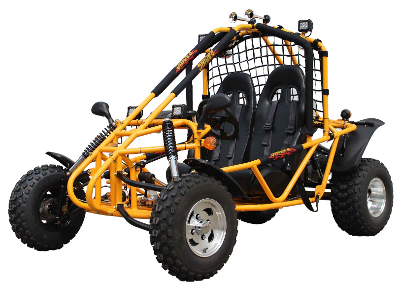 1619-yellow-yellow-variation-1.webp Spider 300 DLX EFI Buggy Go Kart, Electic Start, Automatic with Reverse, 10-inch Alloy Wheels, Ages 16 and up