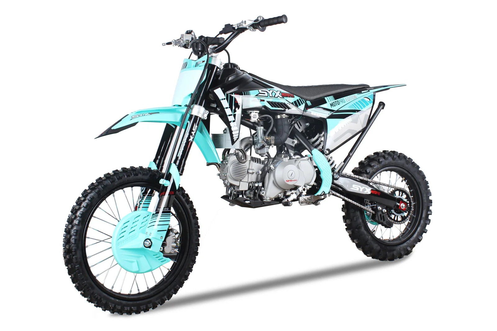 SYX Moto Pro 190cc 4-Stroke Gas Dirt Bike 5-Speed Manual Electric Start (17/14), Ages 16 and up