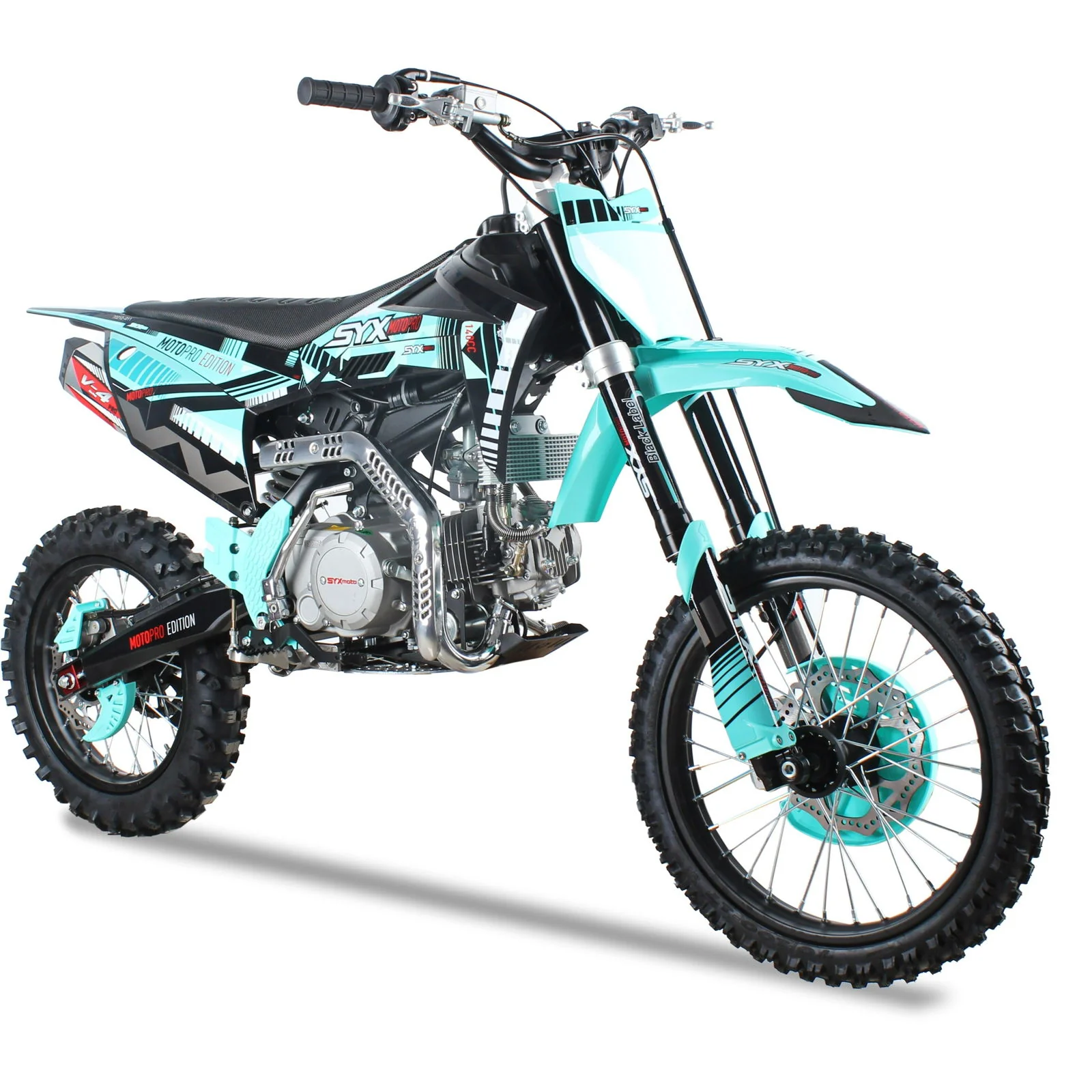SYX Moto Pro 190cc 4-Stroke Gas Dirt Bike 5-Speed Manual Electric Start (17/14), Ages 16 and up