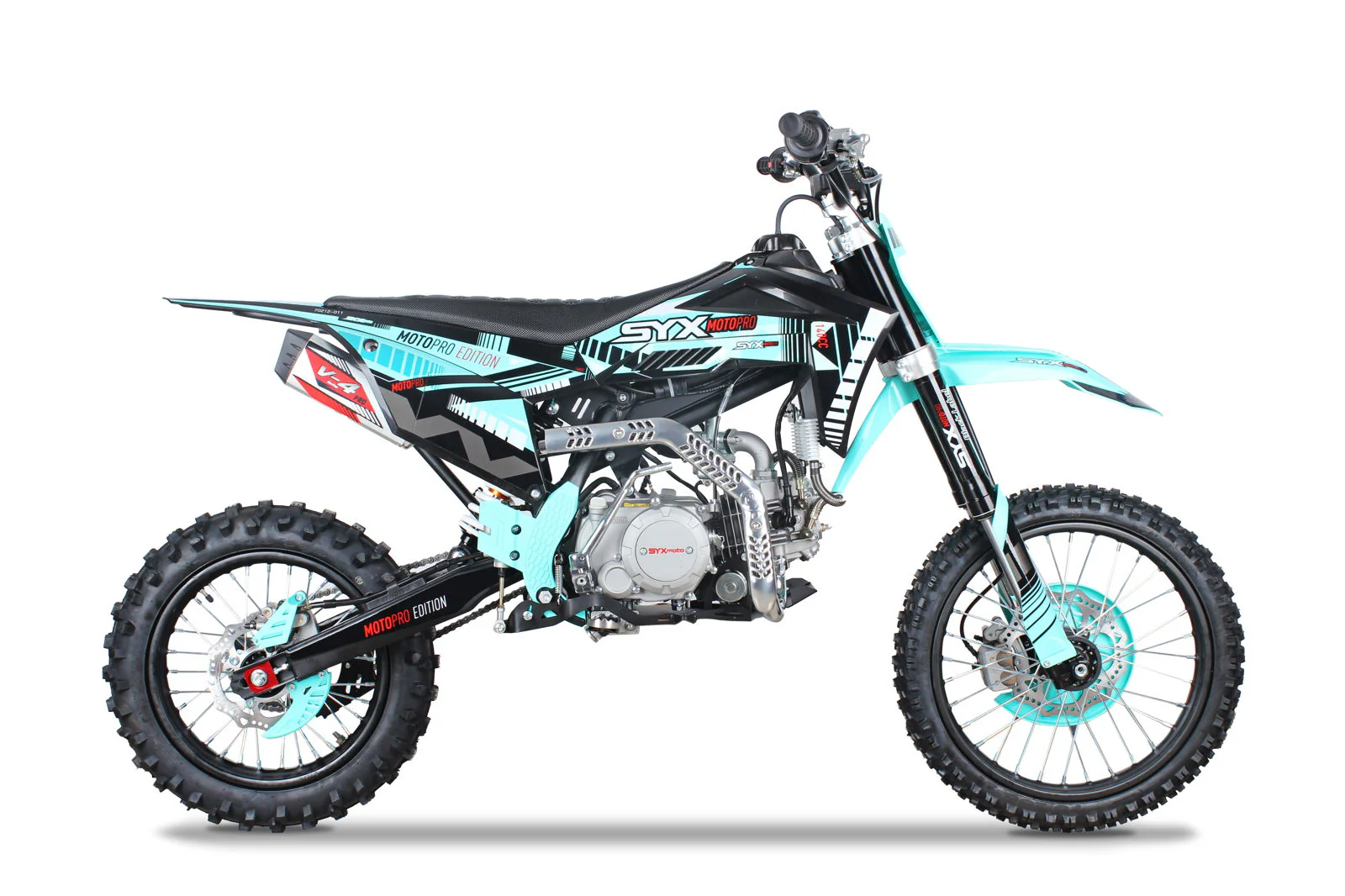 SYX Moto Pro 190cc 4-Stroke Gas Dirt Bike 5-Speed Manual Electric Start (17/14), Ages 16 and up