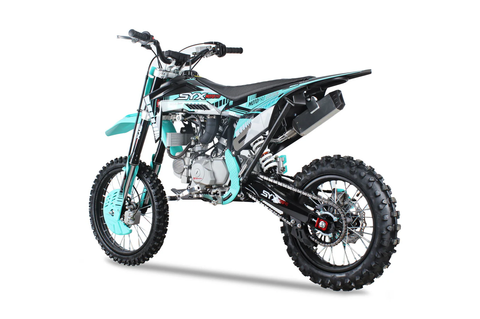 SYX Moto Pro 190cc 4-Stroke Gas Dirt Bike 5-Speed Manual Electric Start (17/14), Ages 16 and up