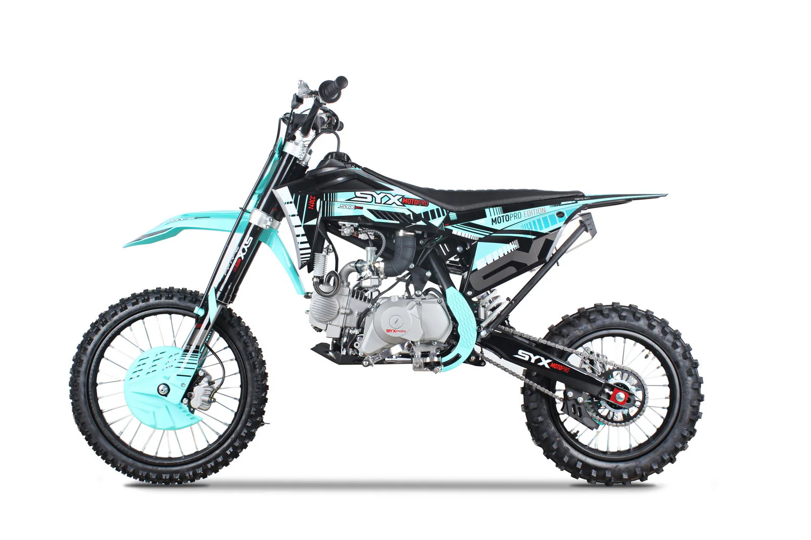 SYX Moto Pro 190cc 4-Stroke Gas Dirt Bike 5-Speed Manual Electric Start (17/14), Ages 16 and up