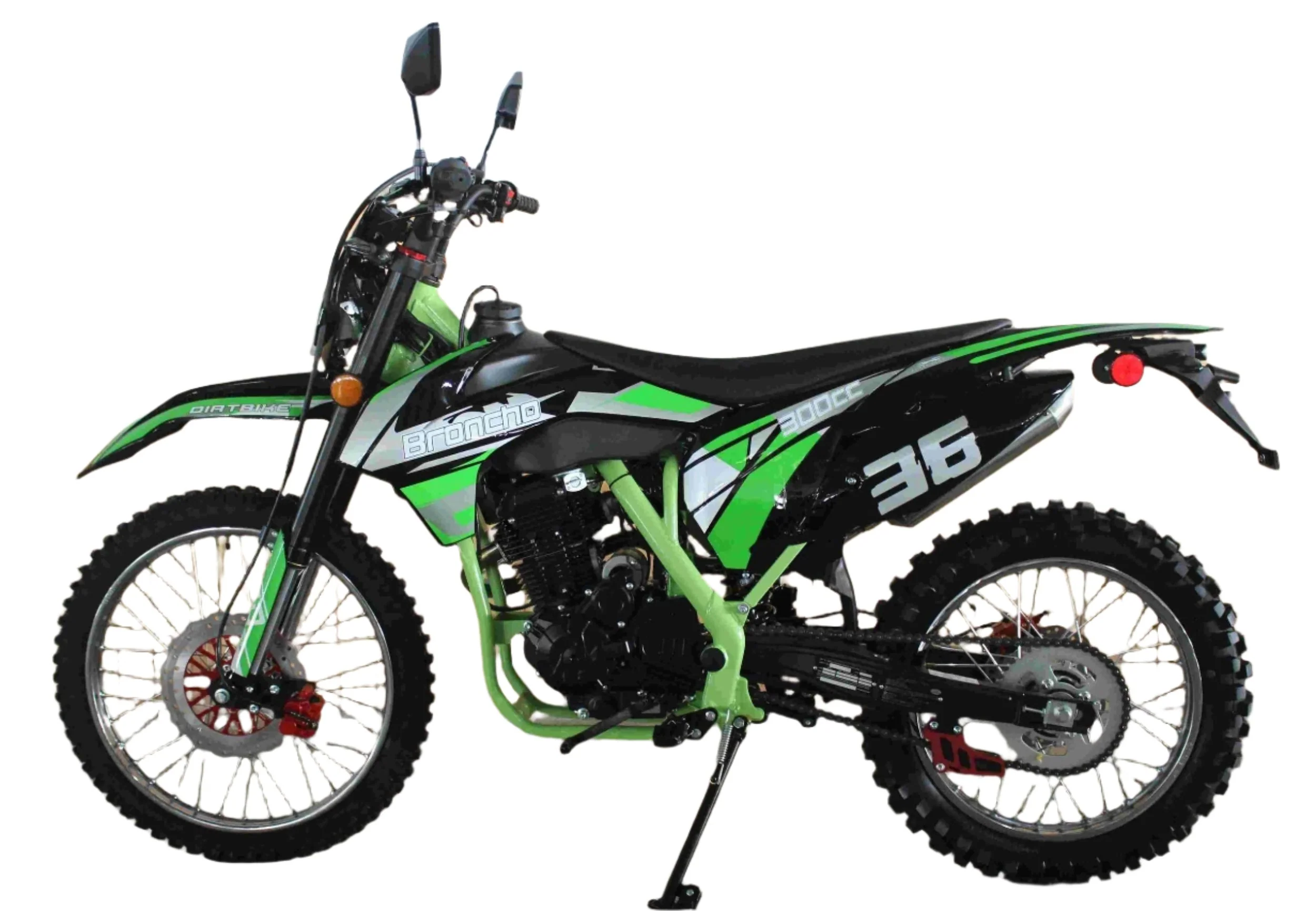 1654-broncho-300-dual-sport-dirt-bike-5-speed-manual-electric-start-21-18-wheels-5.webp Broncho 300 Dual Sport Dirt Bike, 5-Speed Manual, Electric Start, (21/18) Wheels