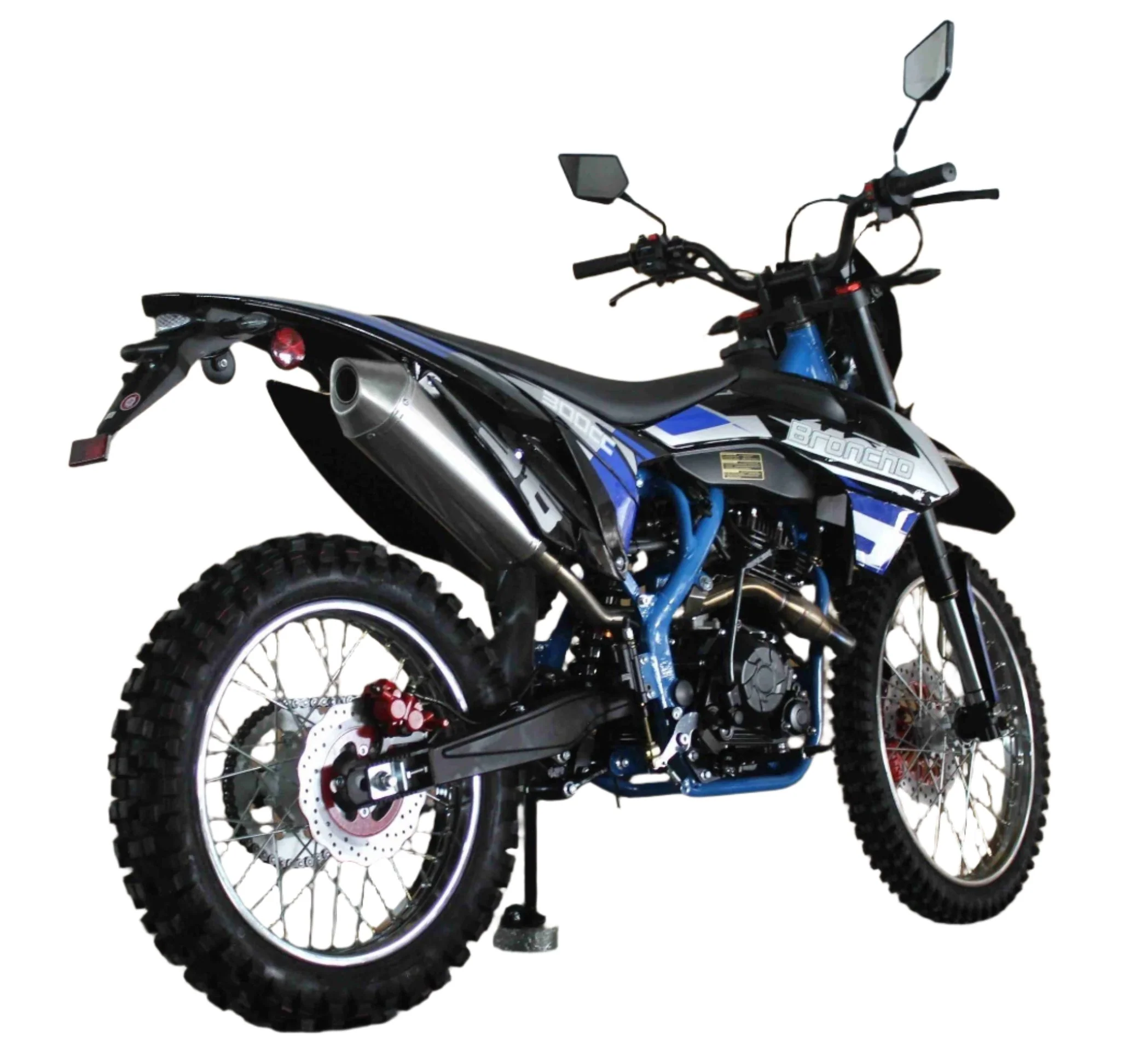 1654-broncho-300-dual-sport-dirt-bike-5-speed-manual-electric-start-21-18-wheels-6.webp Broncho 300 Dual Sport Dirt Bike, 5-Speed Manual, Electric Start, (21/18) Wheels