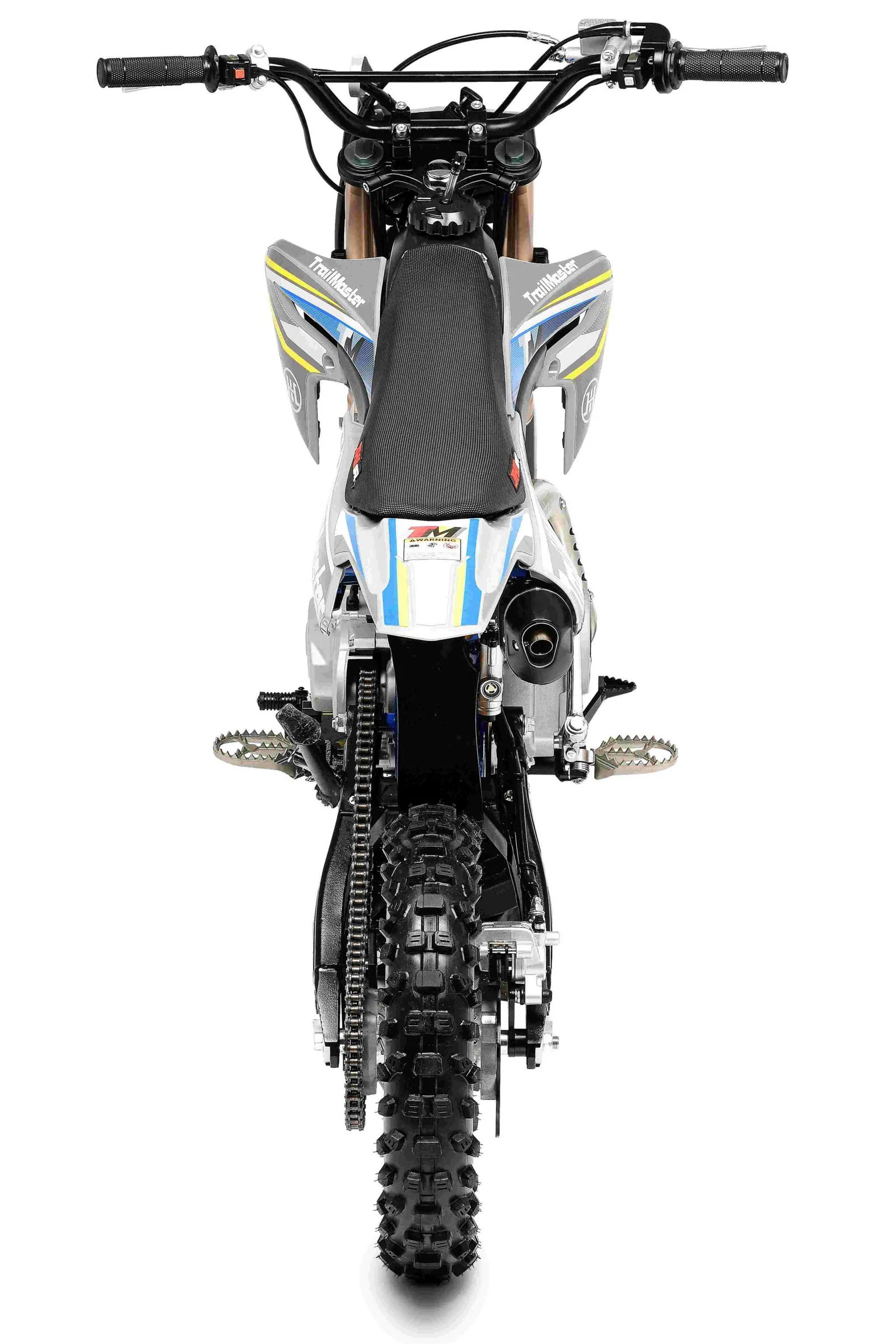 TrailMaster MK125 Dirt Bike 4-Speed Manual Dual Disc Brakes, Electric Start (14/12), Ages 12 and up