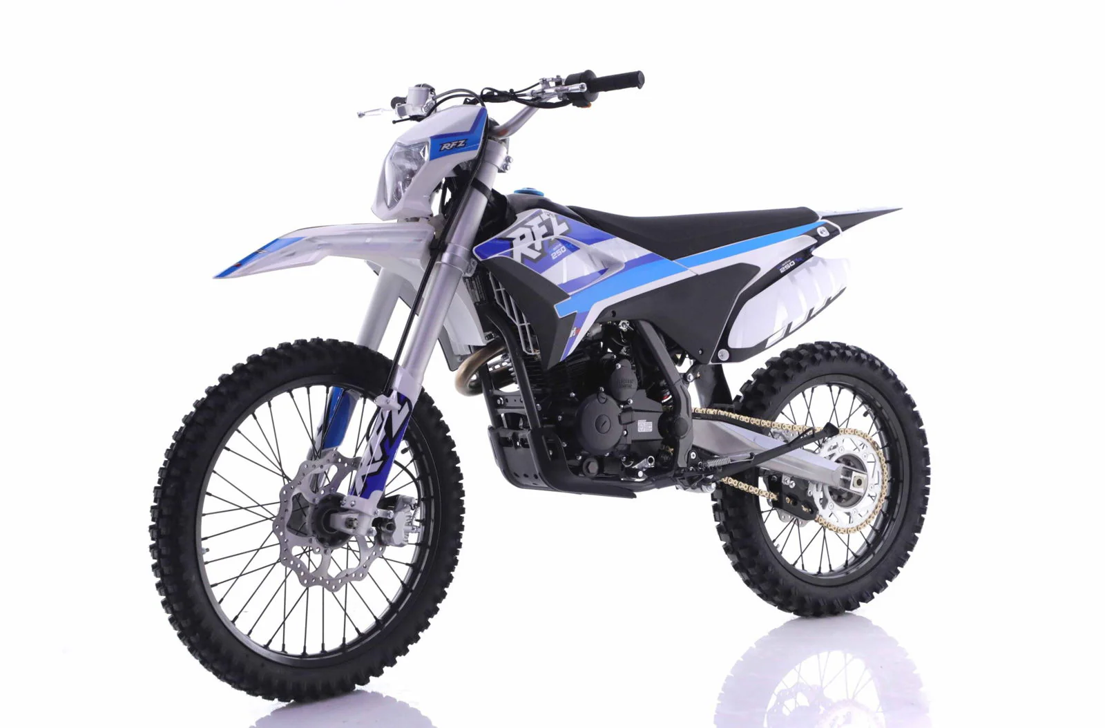 Apollo Thunder DLX 250cc Dirt Bike, 5-Speed Manual, Electric Start, Headlight, 21/18 inch Wheels, Ages 16 and up