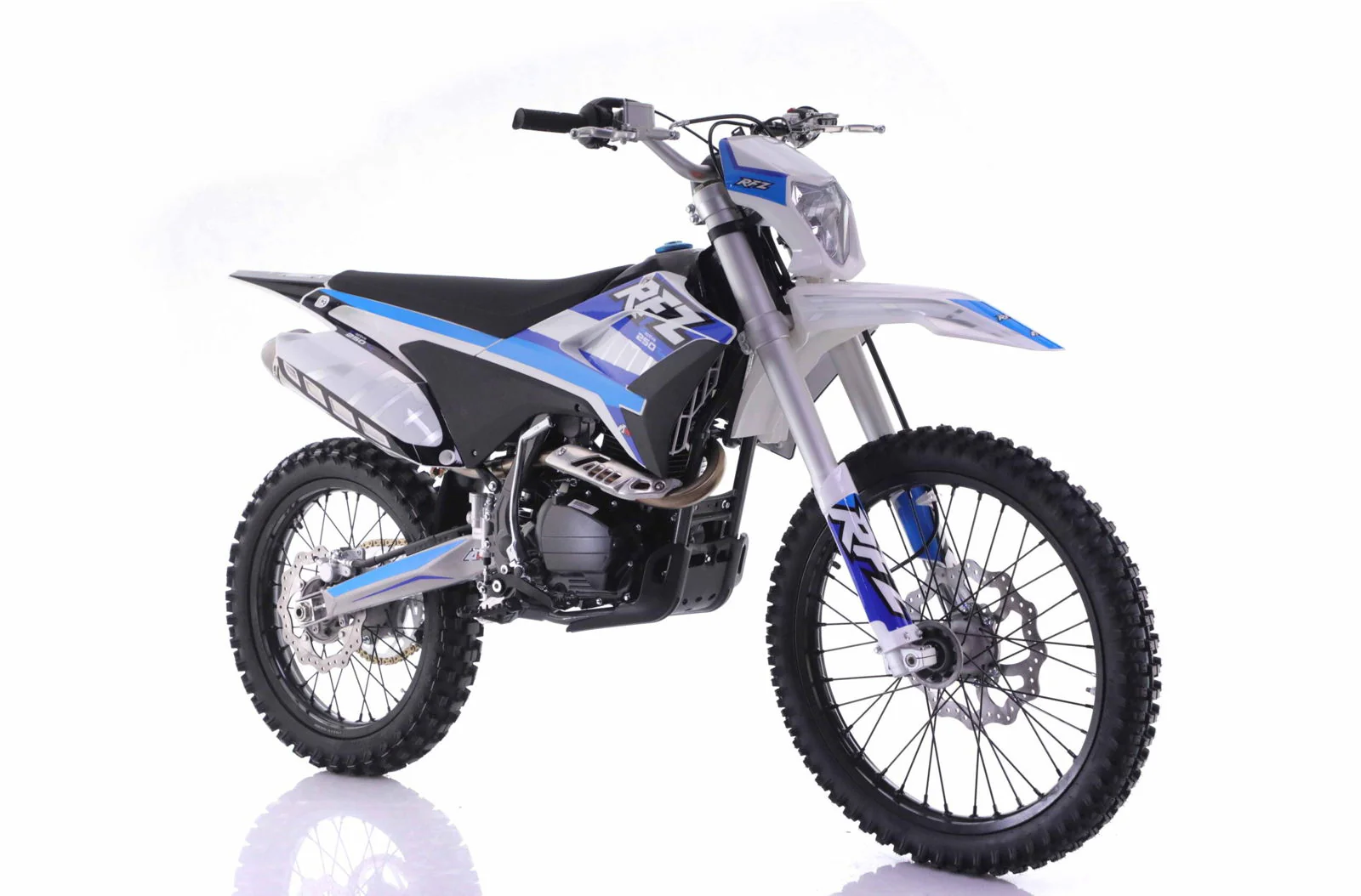 Apollo Thunder DLX 250cc Dirt Bike, 5-Speed Manual, Electric Start, Headlight, 21/18 inch Wheels, Ages 16 and up