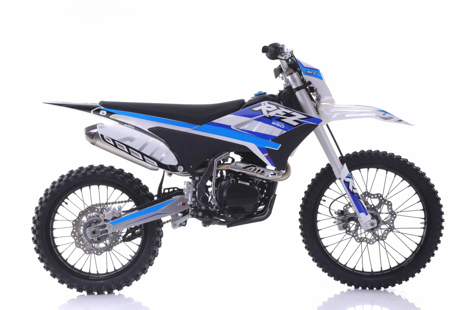 Apollo Thunder DLX 250cc Dirt Bike, 5-Speed Manual, Electric Start, Headlight, 21/18 inch Wheels, Ages 16 and up