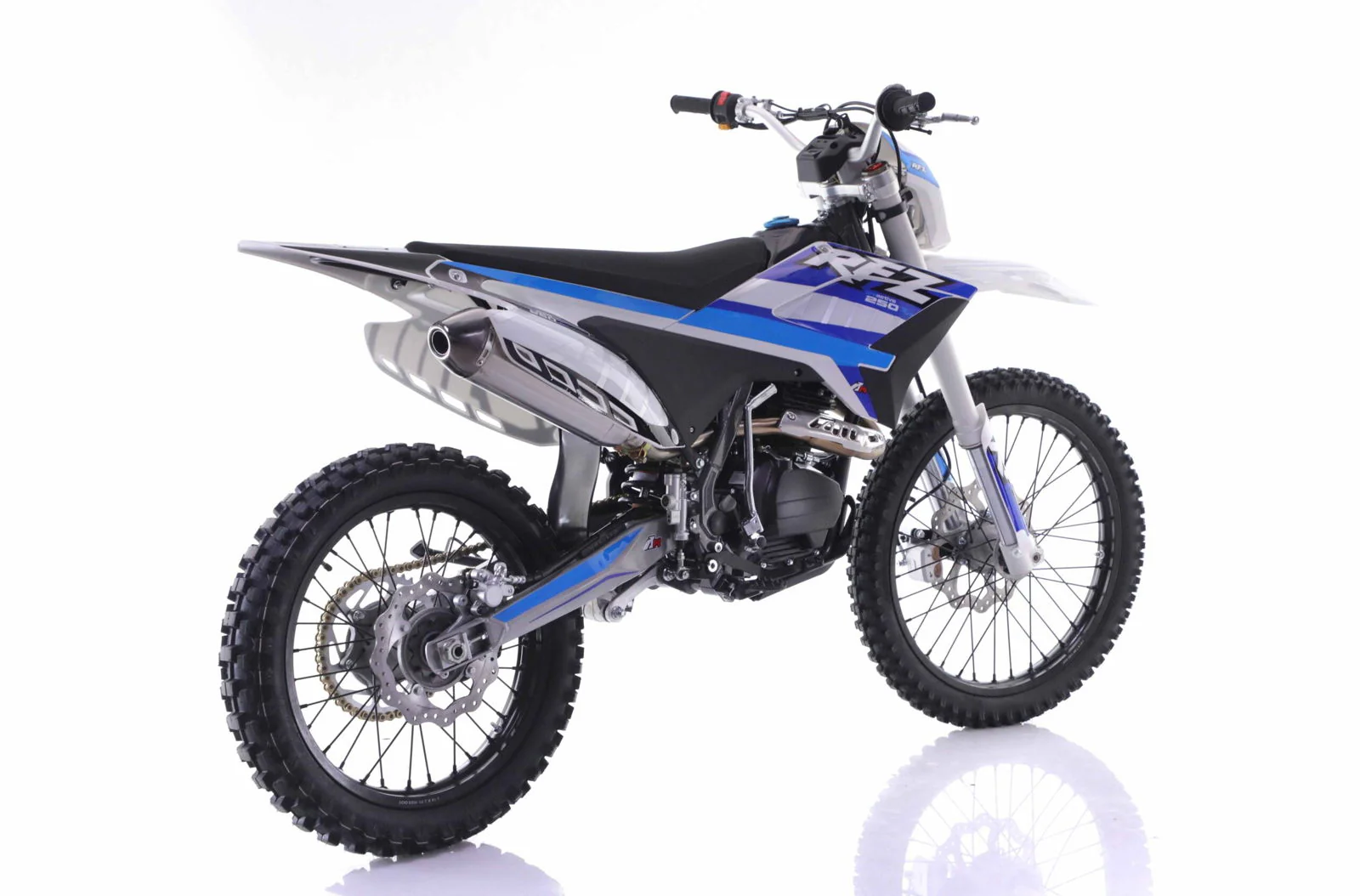 Apollo Thunder DLX 250cc Dirt Bike, 5-Speed Manual, Electric Start, Headlight, 21/18 inch Wheels, Ages 16 and up