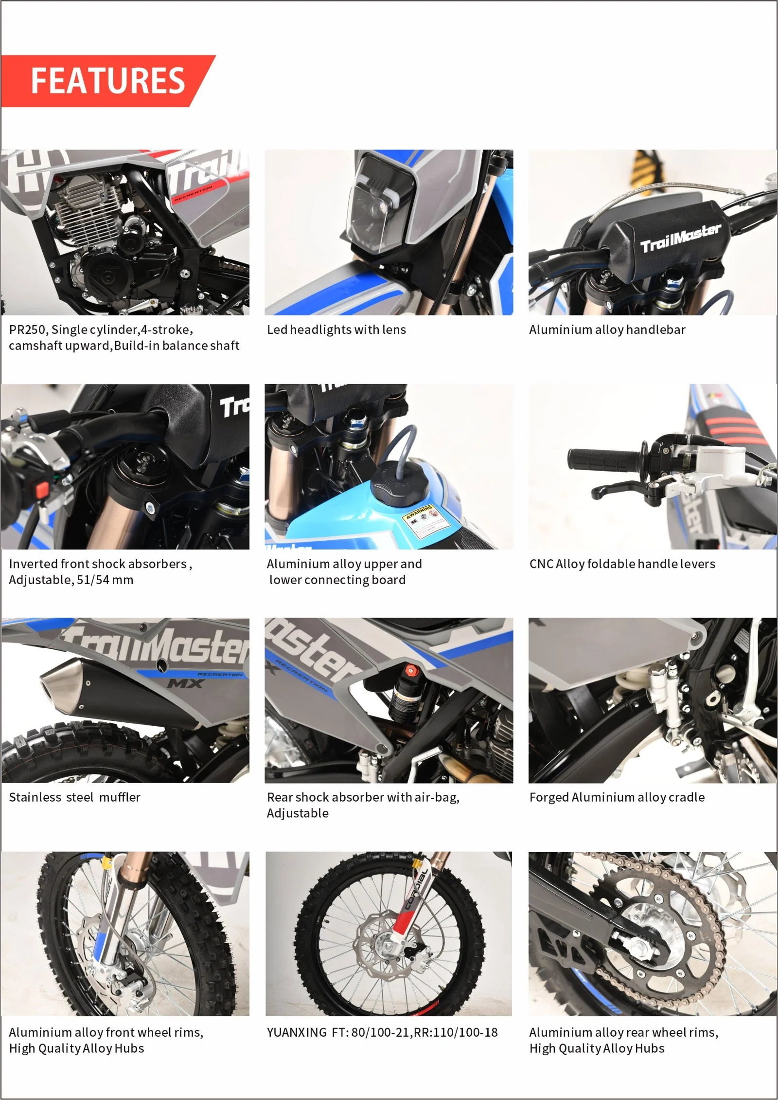 1746-trailmaster-mx250-pro-dirt-bike-5-speed-manual-dual-disc-brakes-electric-start-21-18-wheels-18.webp TrailMaster MX250-Pro Dirt Bike, 5-Speed Manual, Dual Disc Brakes, Electric Start (21/18) Wheels