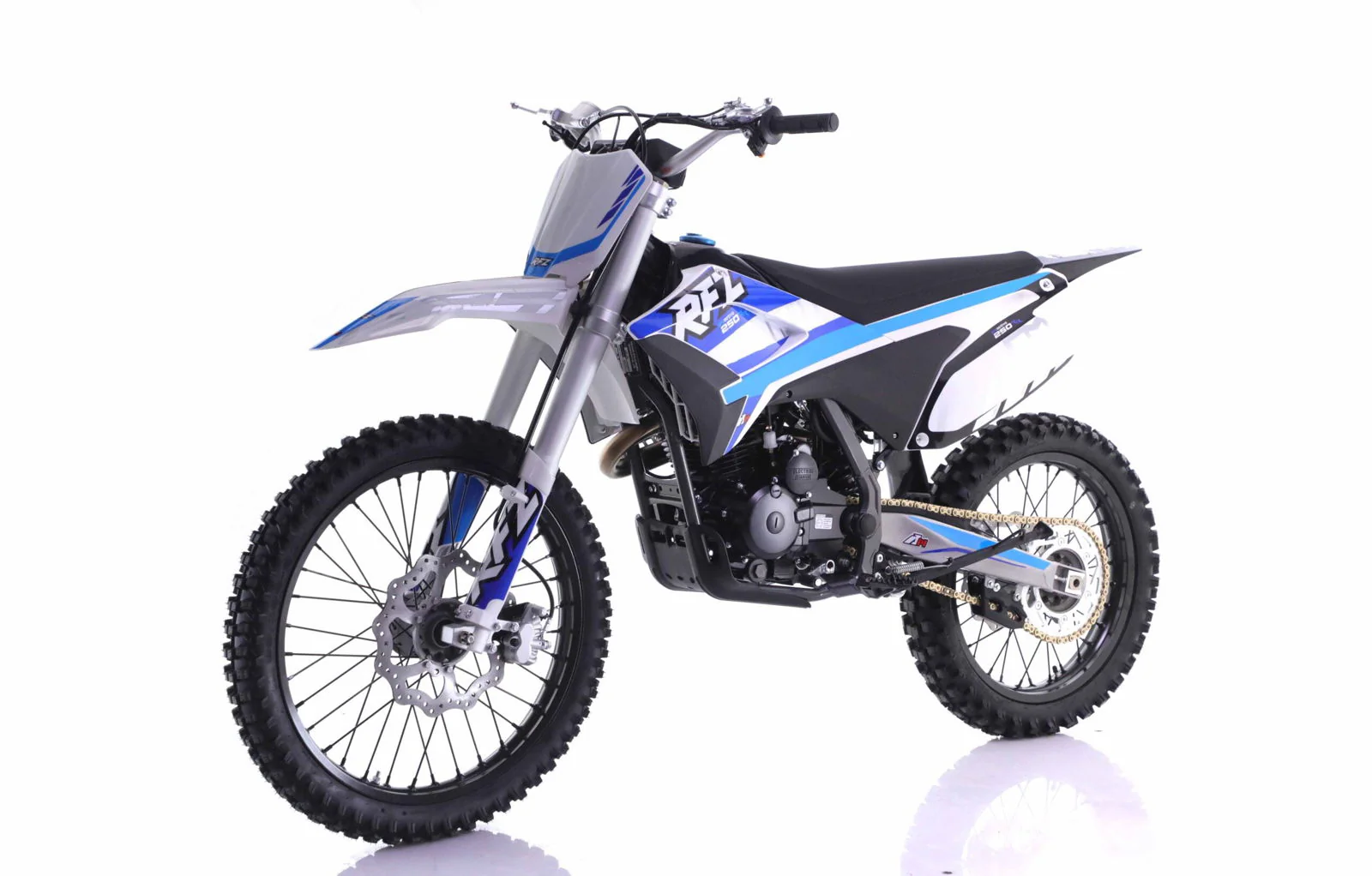 Apollo Thunder 250cc Dirt Bike, 5-Speed Manual, Electric Start, 21/18 inch Wheels, Ages 16 and up