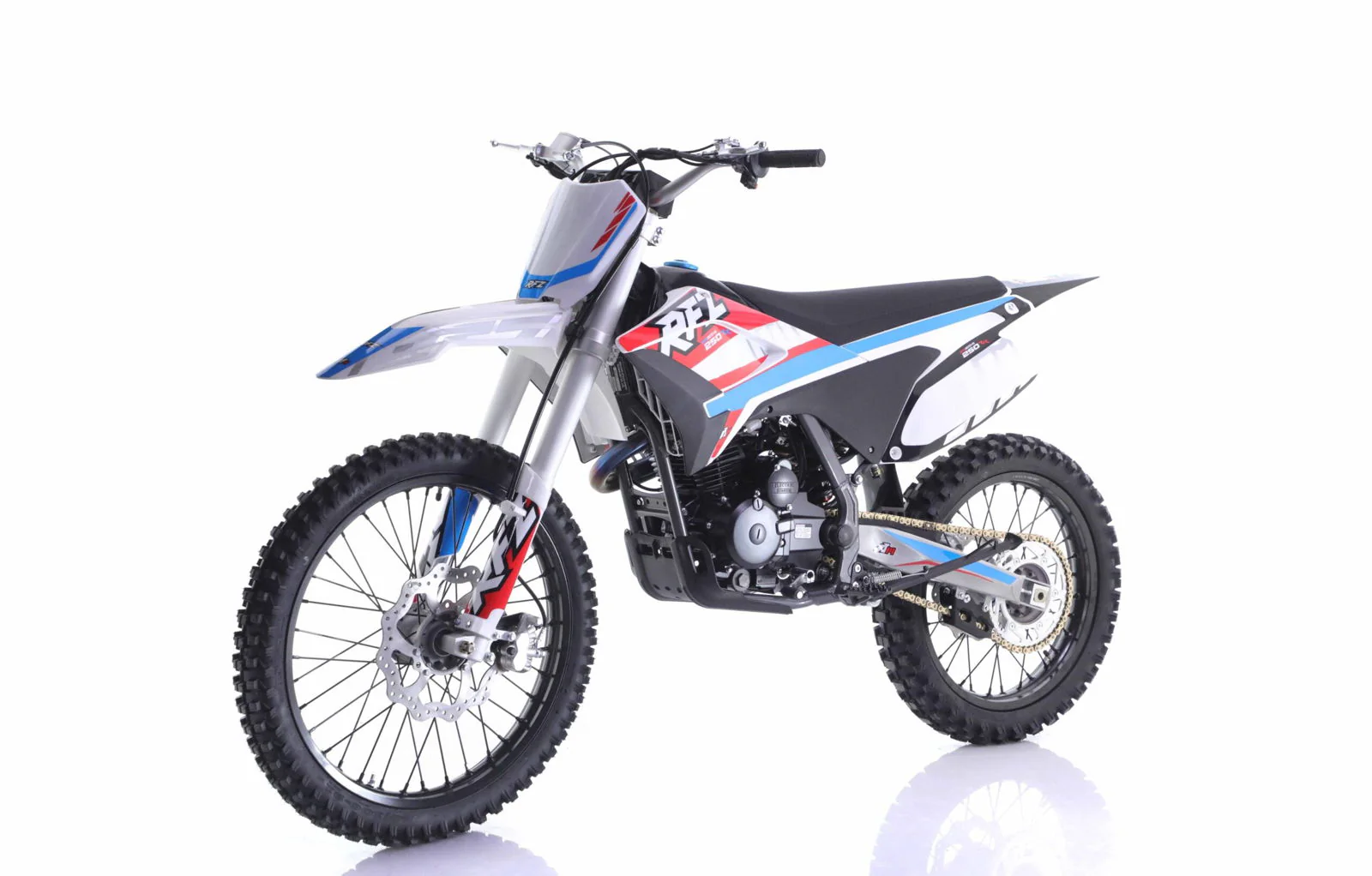 Apollo Thunder 250cc Dirt Bike, 5-Speed Manual, Electric Start, 21/18 inch Wheels, Ages 16 and up