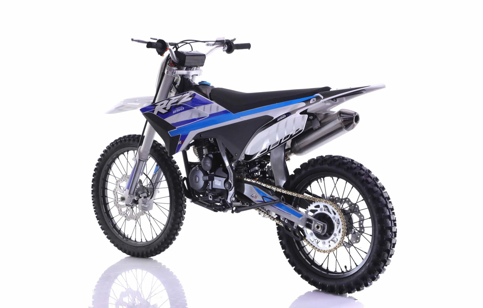 Apollo Thunder 250cc Dirt Bike, 5-Speed Manual, Electric Start, 21/18 inch Wheels, Ages 16 and up
