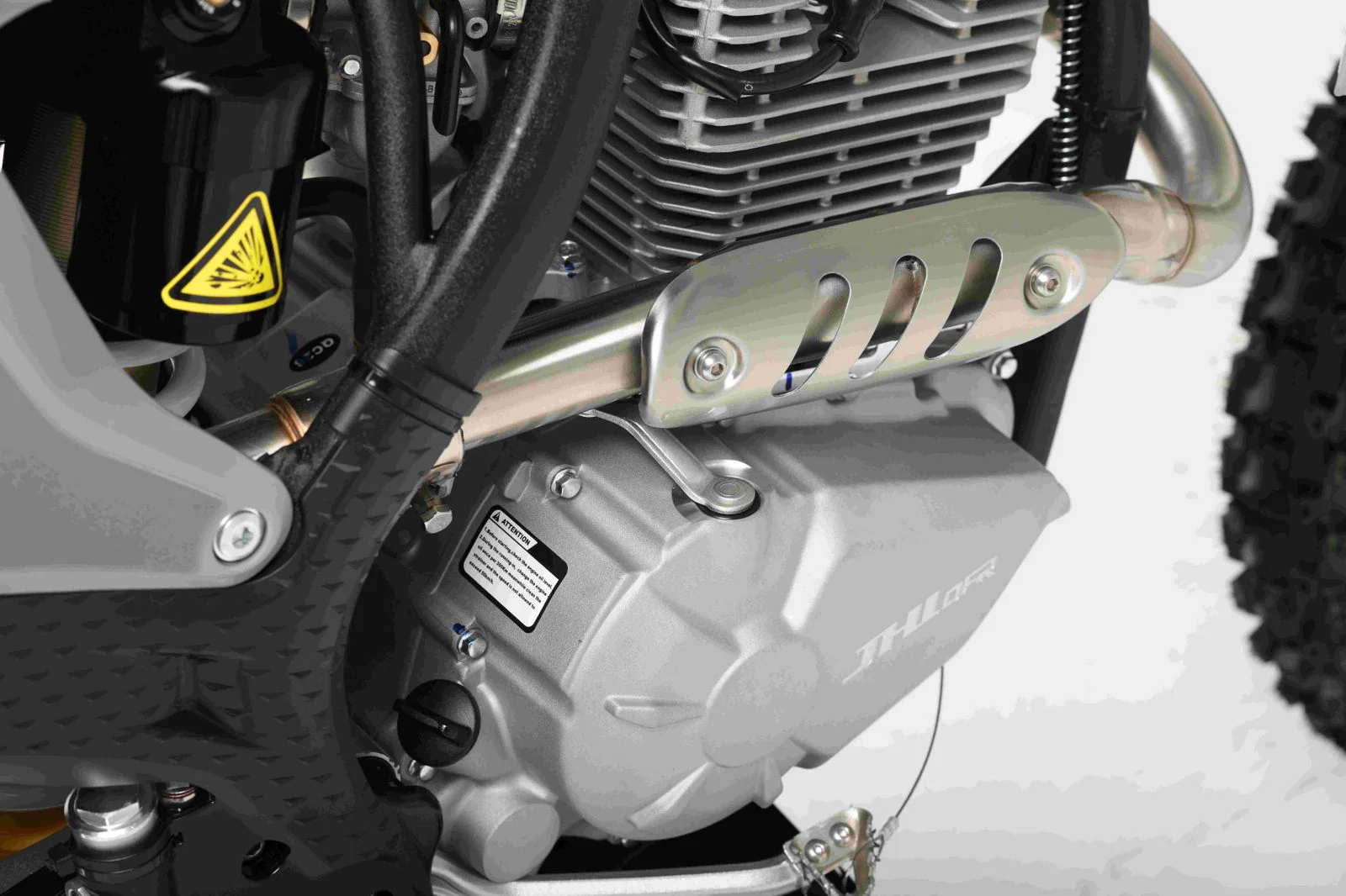 TrailMaster LX250 Dirt Bike, 6-Speed Manual, Dual Disc Brakes, Electric Start with Kick backup, (21/18) Wheels