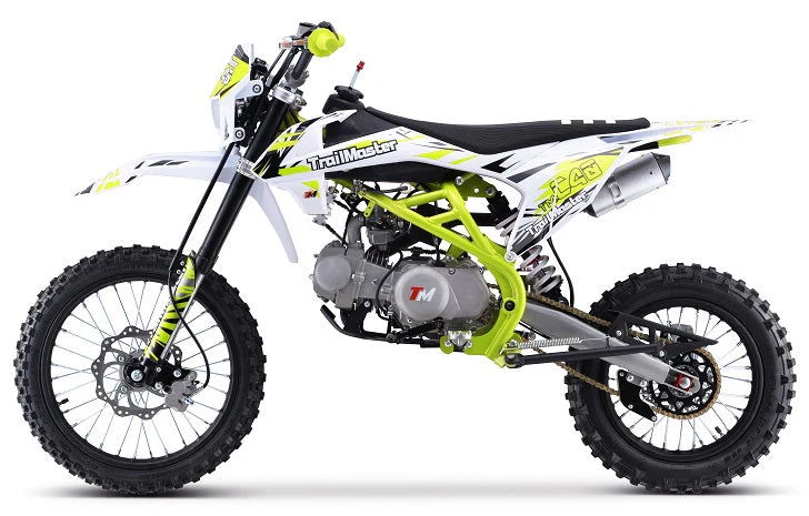 TrailMaster C40 140cc Gas Dirt Bike, 4-Speed Manual Clutch (17/14) Wheels, Ages 16 and up