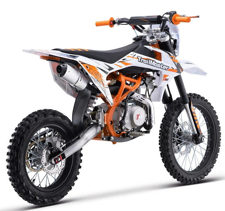 TrailMaster C40 140cc Gas Dirt Bike, 4-Speed Manual Clutch (17/14) Wheels, Ages 16 and up