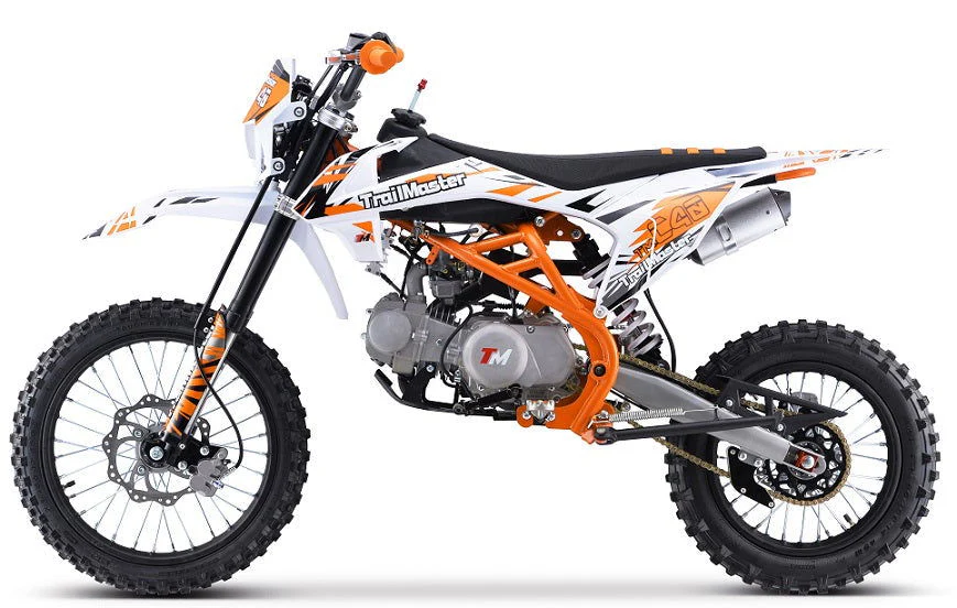 TrailMaster C40 140cc Gas Dirt Bike, 4-Speed Manual Clutch (17/14) Wheels, Ages 16 and up