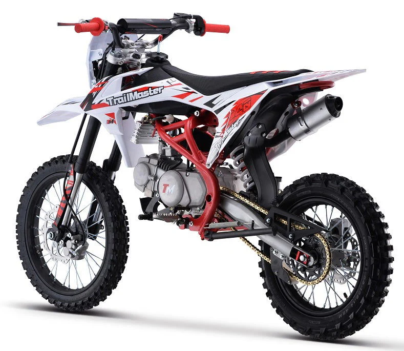 TrailMaster C40 140cc Gas Dirt Bike, 4-Speed Manual Clutch (17/14) Wheels, Ages 16 and up