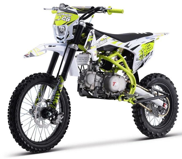 TrailMaster C40 140cc Gas Dirt Bike, 4-Speed Manual Clutch (17/14) Wheels, Ages 16 and up